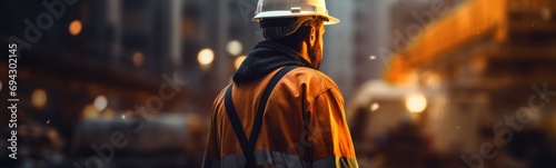 Wallpaper Mural Construction worker. Banner Torontodigital.ca