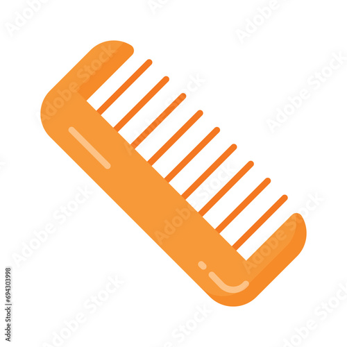 Hair comb vector design, barbershop accessories icon, ready to use