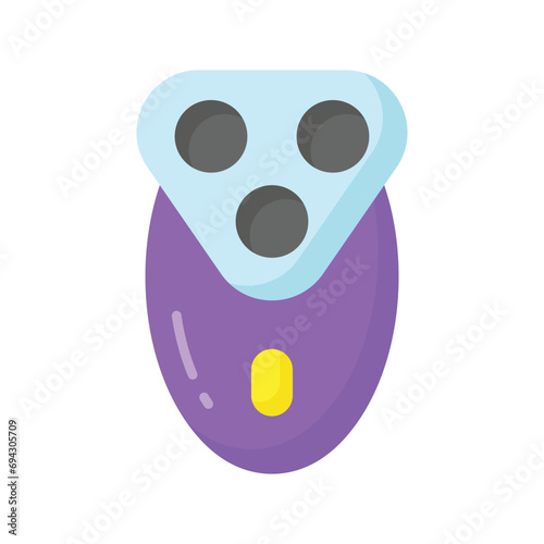 Electric razor, shaving machine, electric razor machine vector design