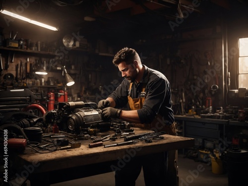 Garage Grit  Capturing the Raw Artistry of Hands-On Vehicle Repair