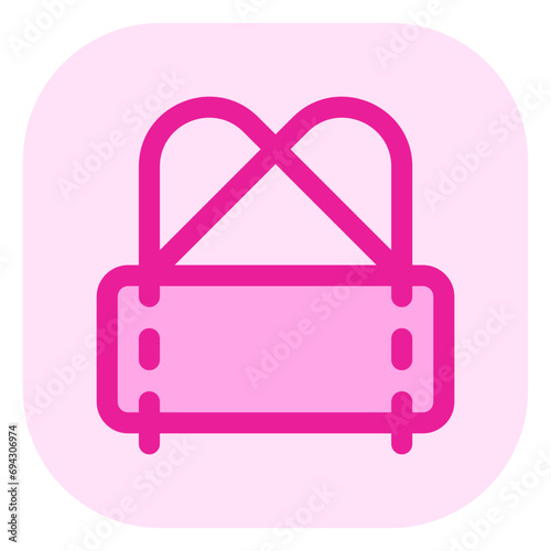 Editable duffel bag, gym bag vector icon. Part of a big icon set family. Perfect for web and app interfaces, presentations, infographics, etc