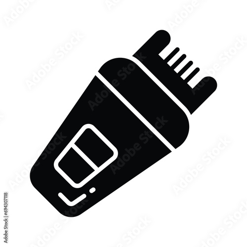 Electric razor, shaving machine, hair trimmer, hair shaving machine vector design