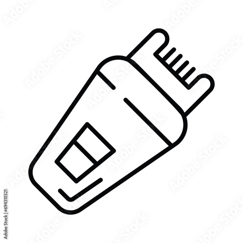 Electric razor, shaving machine, hair trimmer, hair shaving machine vector design