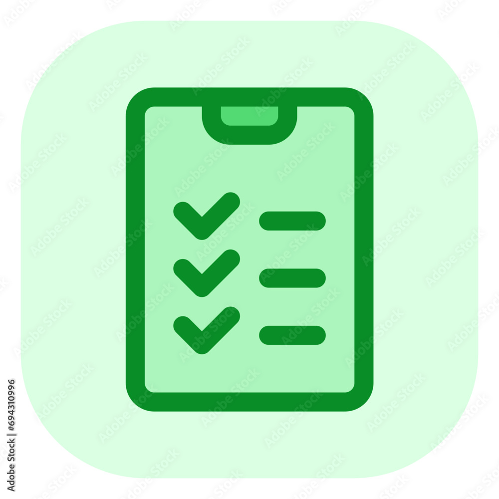 Editable clipboard, checklist vector icon. Part of a big icon set family. Perfect for web and app interfaces, presentations, infographics, etc Editable clipboard, checklist vector icon. Part of a big icon set family. Perfect for web and app interfaces, presentations, infographics, etc