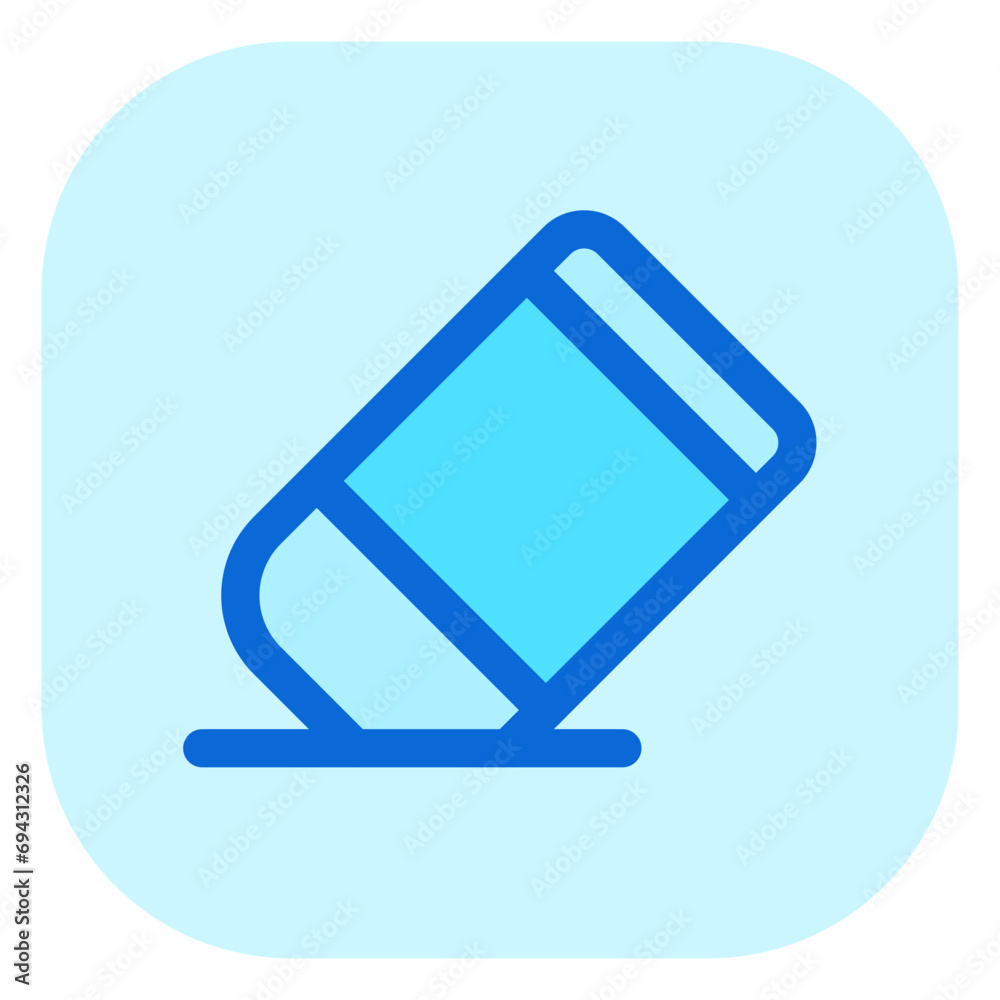 Editable eraser vector icon. Part of a big icon set family. Perfect for web and app interfaces, presentations, infographics, etc Editable eraser vector icon. Part of a big icon set family. Perfect for web and app interfaces, presentations, infographics, etc