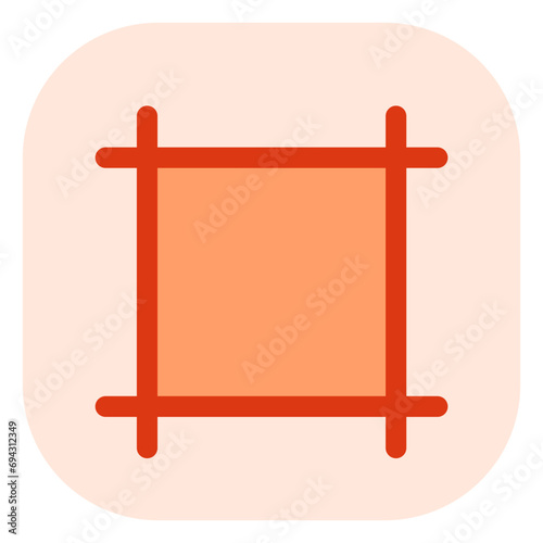 Editable frame, artboard vector icon. Part of a big icon set family. Perfect for web and app interfaces, presentations, infographics, etc