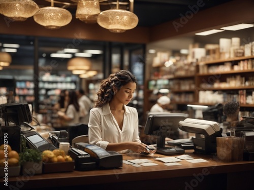 Retail Symphony: Choreographing Transactions and Commerce Dynamics at the Cashier's Table