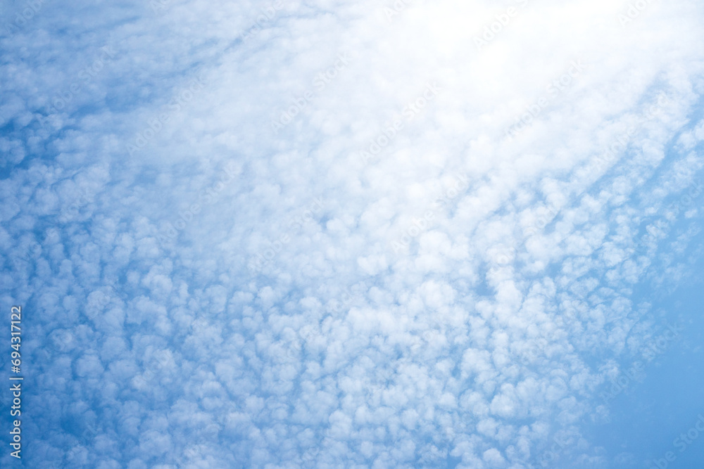 Fluffy white clouds on blue sky Fluffy white clouds on blue sky
