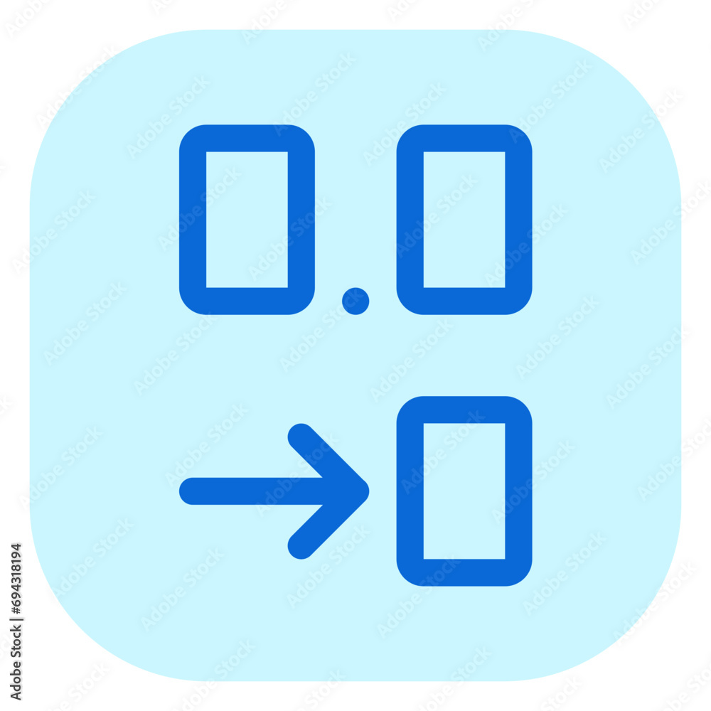 Editable reduce decimal place vector icon. Part of a big icon set family. Perfect for web and app interfaces, presentations, infographics, etc Editable reduce decimal place vector icon. Part of a big icon set family. Perfect for web and app interfaces, presentations, infographics, etc