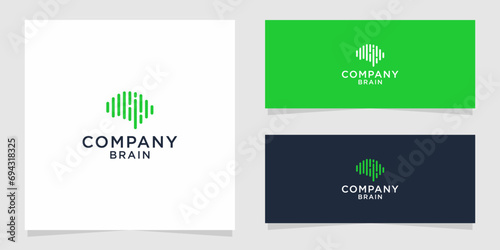 bstract Digital technology with  and IOT logo design monocrom