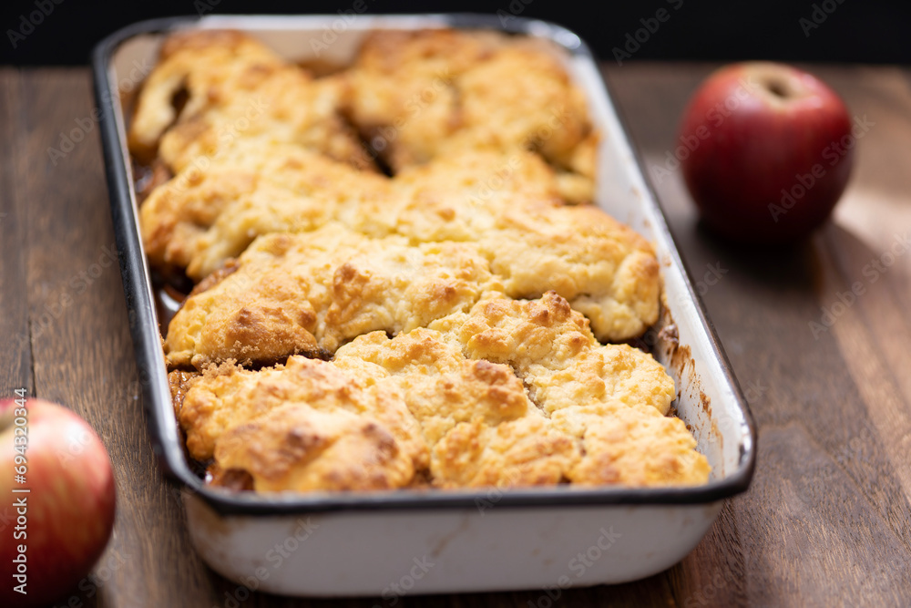 baked apple cobbler