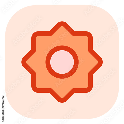 Editable vector sun, screen brightness icon. Part of a big icon set family. Perfect for web and app interfaces, presentations, infographics, etc