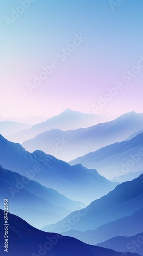 Mountains landscape vertical background