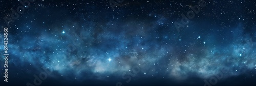Ciel de nuit avec étoiles et voie lactée, arrière plan graphique, illustration ia générative photo
