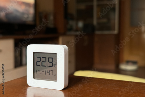 Bilde på lerret Comfortable humidity and temperature in the apartment