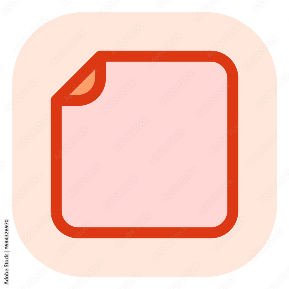 Editable vector blank empty file icon. Part of a big icon set family. Perfect for web and app interfaces, presentations, infographics, etc Editable vector blank empty file icon. Part of a big icon set family. Perfect for web and app interfaces, presentations, infographics, etc