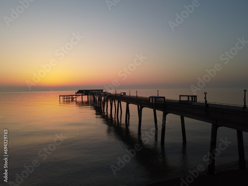 sunrise at the pier