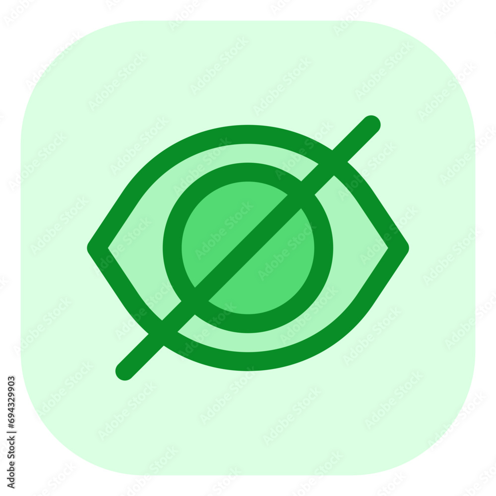 Editable vector hide password eye visual impairment icon. Part of a big icon set family. Perfect for web and app interfaces, presentations, infographics, etc Editable vector hide password eye visual impairment icon. Part of a big icon set family. Perfect for web and app interfaces, presentations, infographics, etc