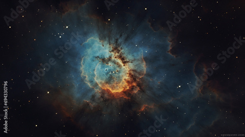 Nebulaic Symphony: Stardust Waltz, generative ai © Adolfo Perez Design