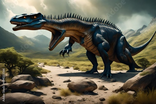 tyrannosaurus rex dinosaur 3d render