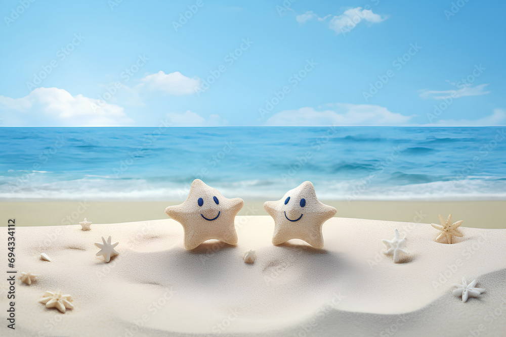 Obraz premium 可愛い星の砂たち