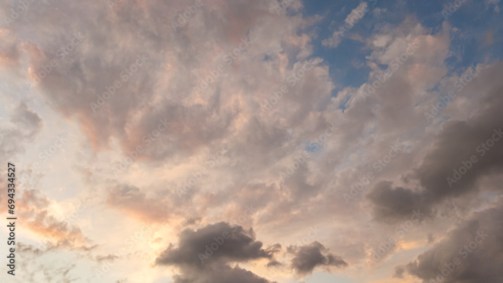abstract background of cloudy sunset sky golden hour abstract background of cloudy sunset sky golden hour