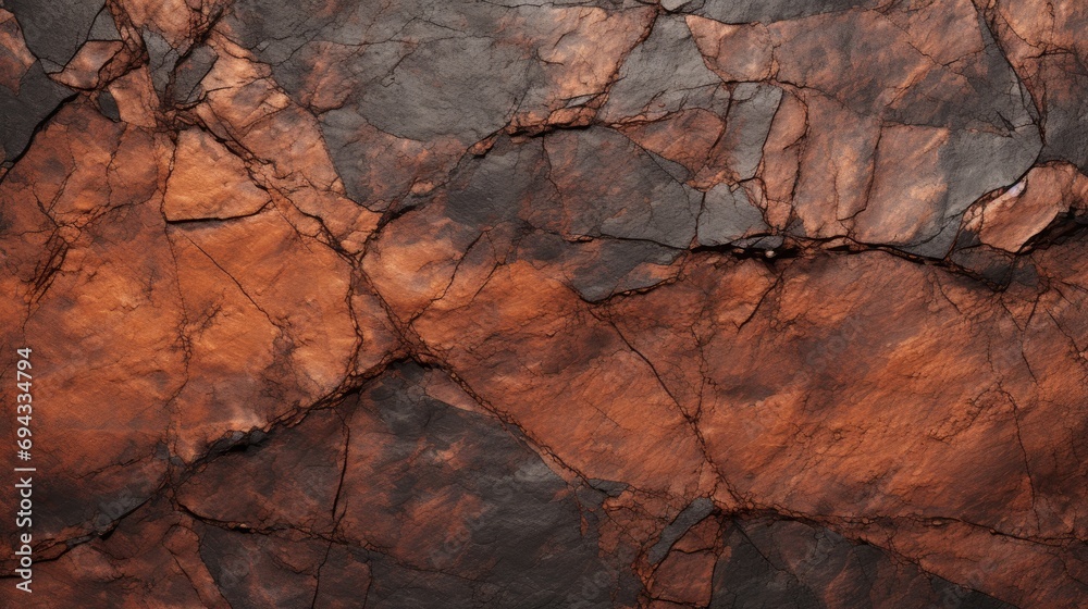 Rock Texture Close-up. Generative AI