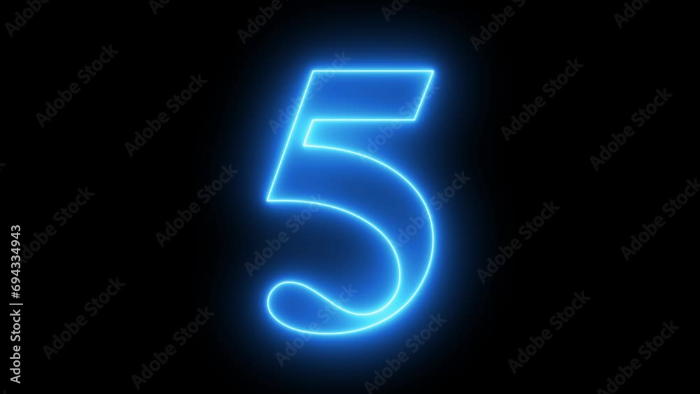 10-1 blue neon Animation with Rotate and Scale the number. 10-1 blue neon Animation with Rotate and Scale the number.