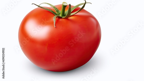 Tomato on Isolated. Generative AI