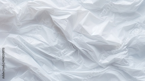 White Plastic Bag Texture. Generative AI