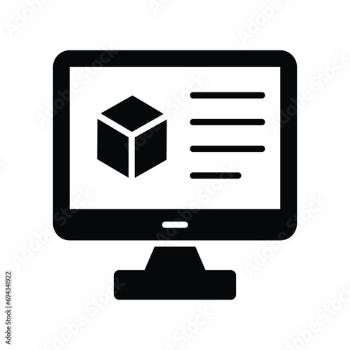 3d modeling vector design, ready to use icon isolated on white background