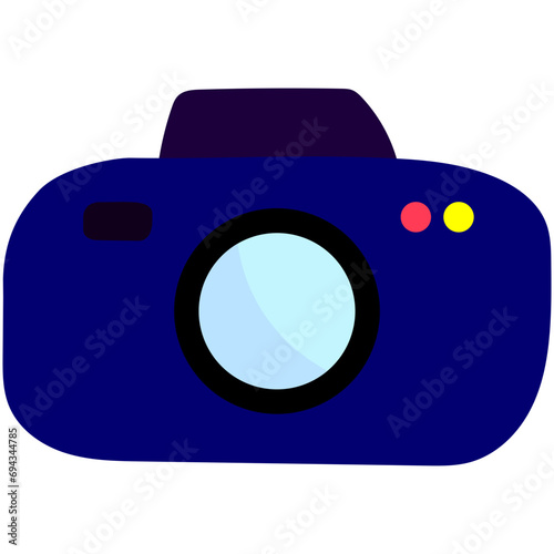 Photo camera vector icon