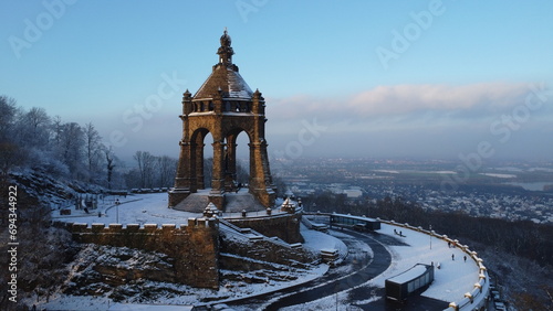 Kaiser Wilhelm Denkmal an der Porta Westfalica photo