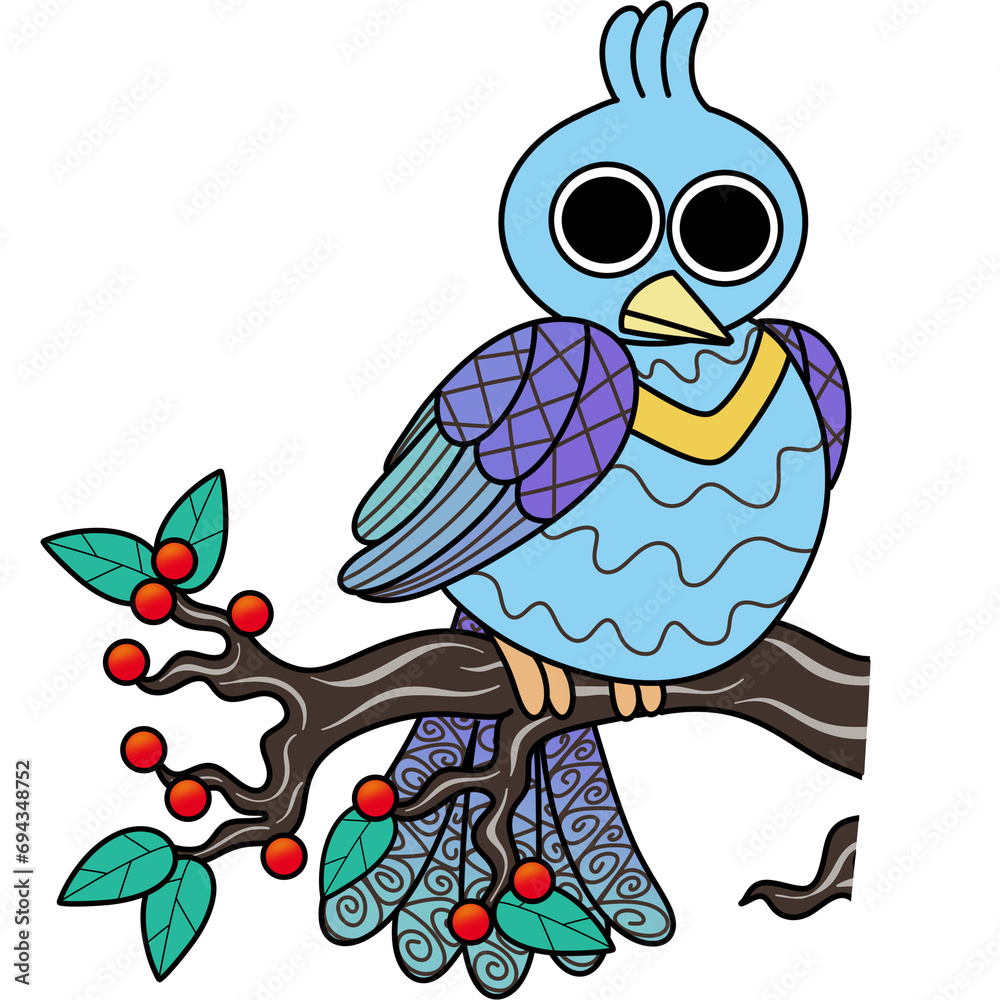 Bird with unique colors and pattern Bird with unique colors and pattern