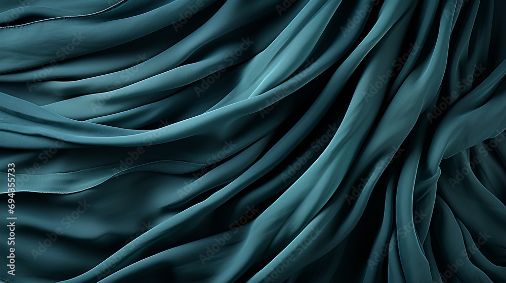 Obraz premium Capturing the intricate patterns and vibrant colors of a image from an abstract fabric, this artistic image blurs the lines between digital and physical art