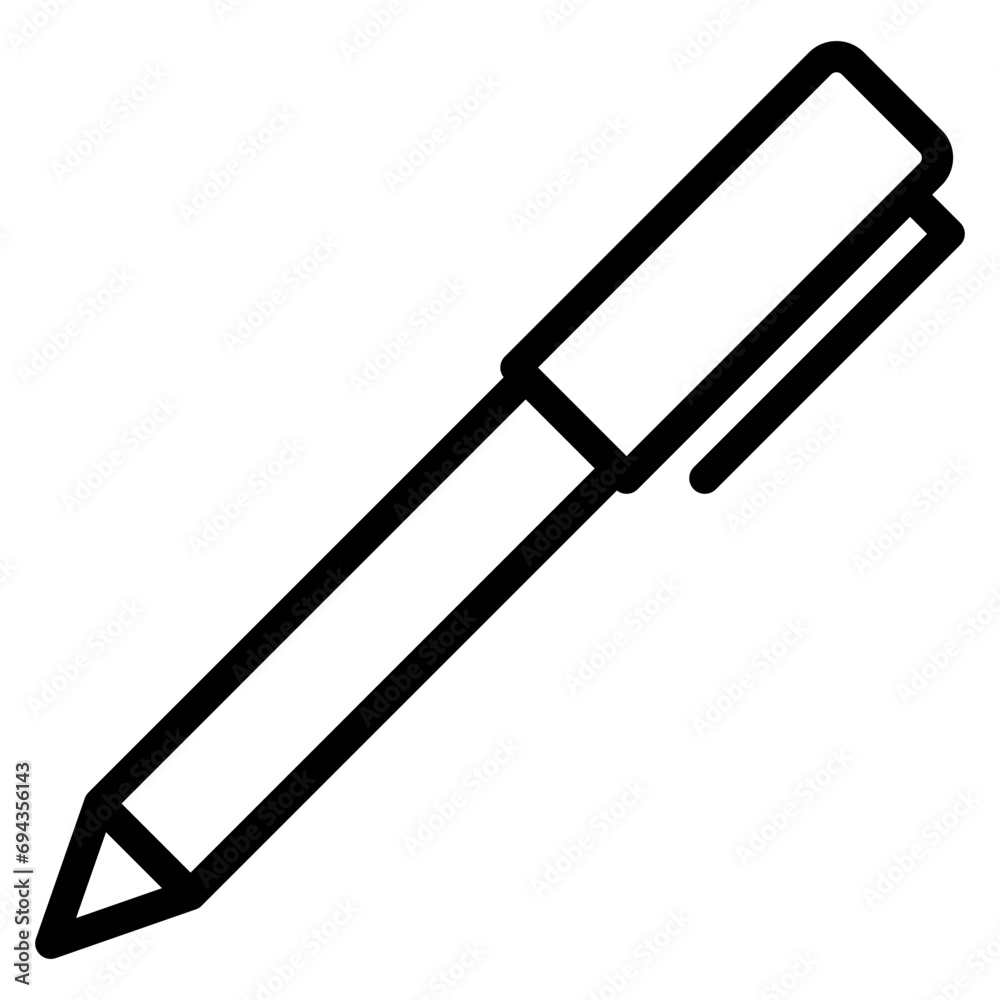 Pen Outline Icon. Pen Outline Icon.