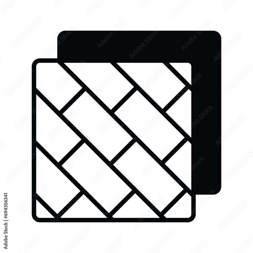 Floor tiles vector design, flooring icon with pixel perfect graphics Floor tiles vector design, flooring icon with pixel perfect graphics