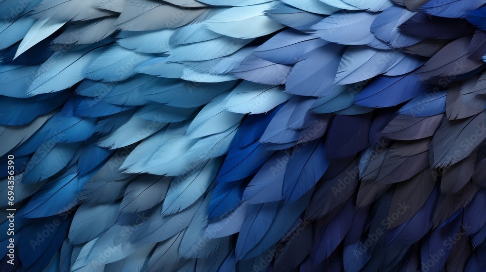 A vibrant parrot's brilliant blue feathers shine against the natural outdoor backdrop, showcasing the intricate beauty of this magnificent bird A vibrant parrot's brilliant blue feathers shine against the natural outdoor backdrop, showcasing the intricate beauty of this magnificent bird
