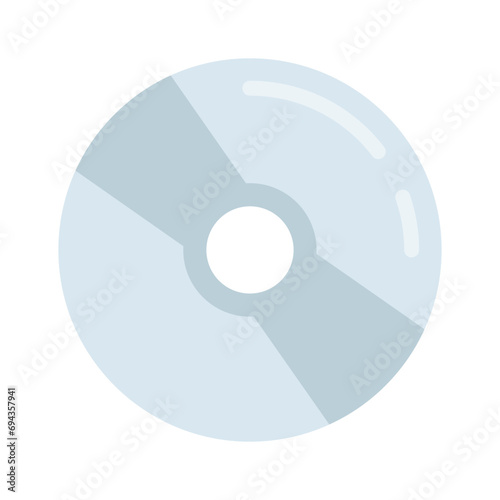 Compact disc vector design isolated on white background