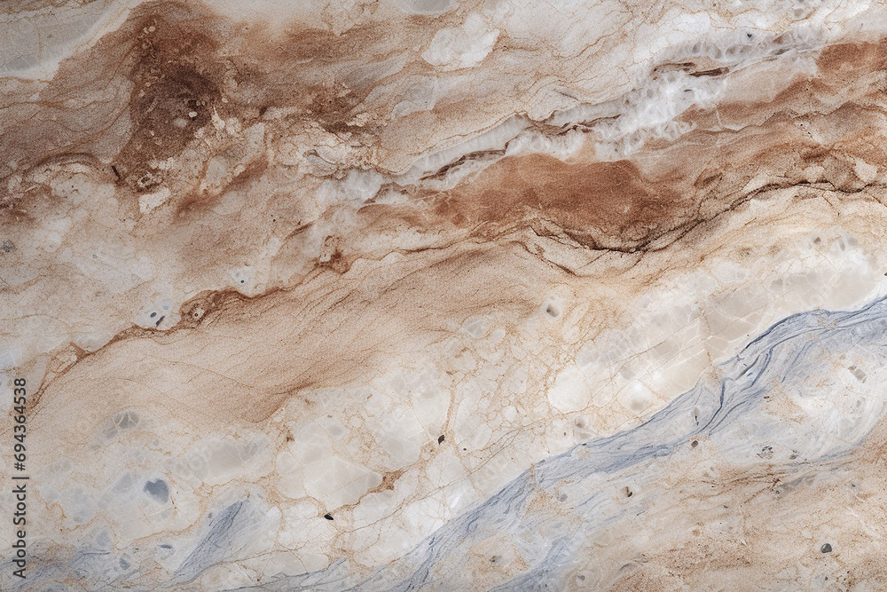 Realistic Malaysian Marble Tiles: Dark Beige with Naturalistic Textures