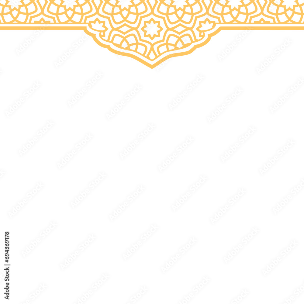 Fototapeta premium Islamic frame design
