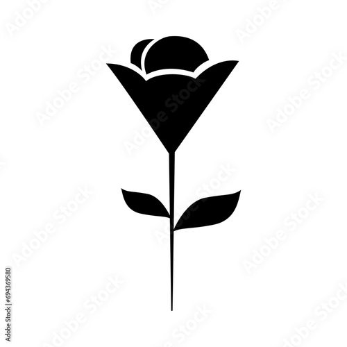 Wild plants. Roses icon