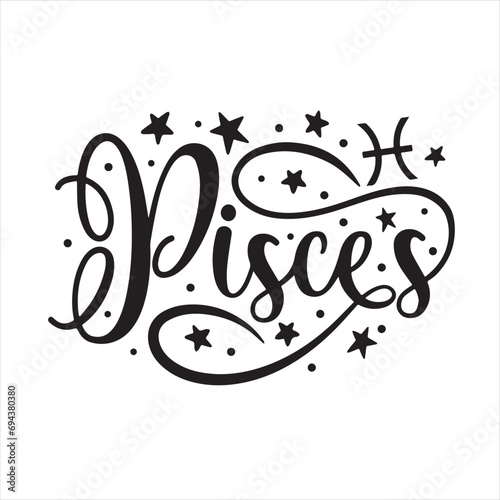 pisces logo inspirational positive quotes, motivational, typography, lettering design