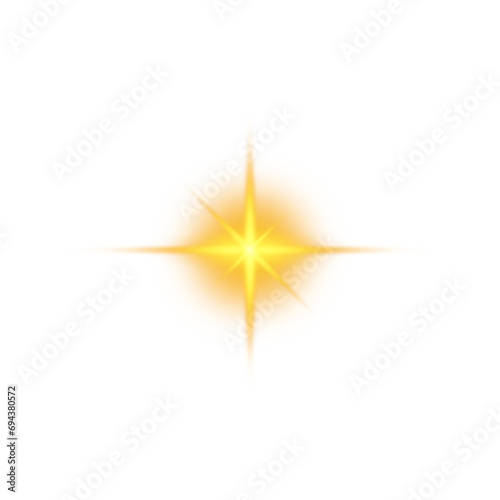 burst ray glowing light star with sparkle