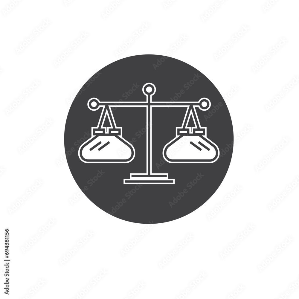 balance icon vector element design template balance icon vector element design template