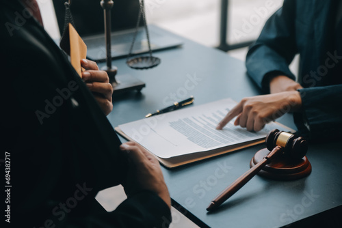 Fotografie Justice and law concept