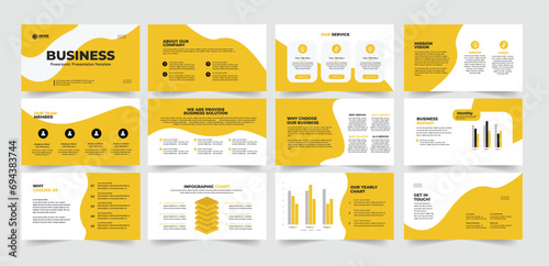 Multipurpose Business Presentation Slide or Startup Presentation Template 