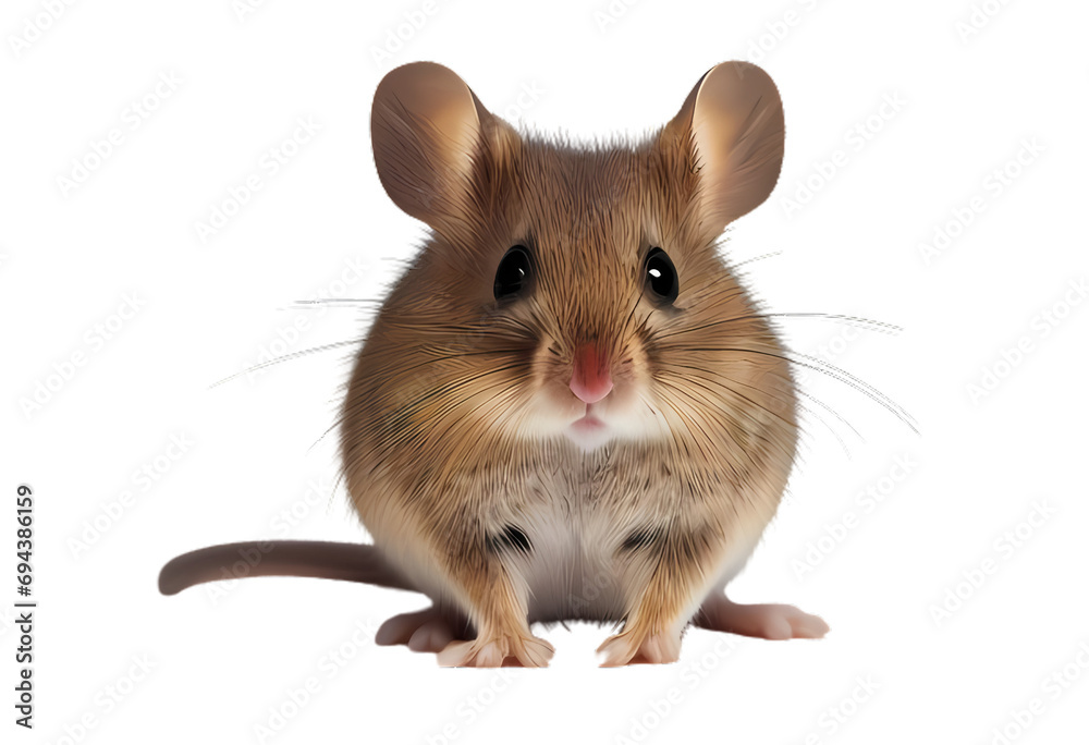 rat isolated on transparent background
