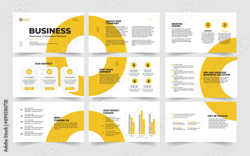Business Presentation Slide And Business Presentation Template