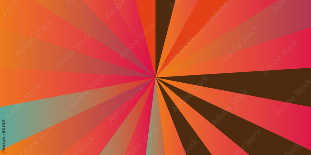 Abstract background with rays. Sun ray vector background radial sunrise or sunset light retro design. Abstract summer sunny. Vintage beam sunburst texture.